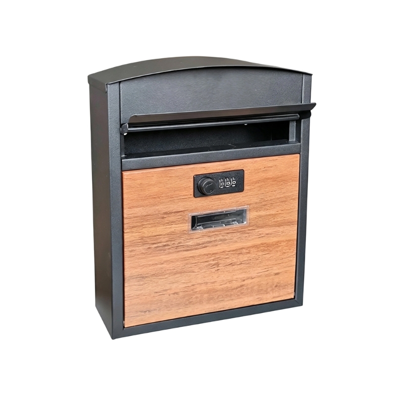 Home Office With View - Wall Mounted Mailbox Metal Drop Box