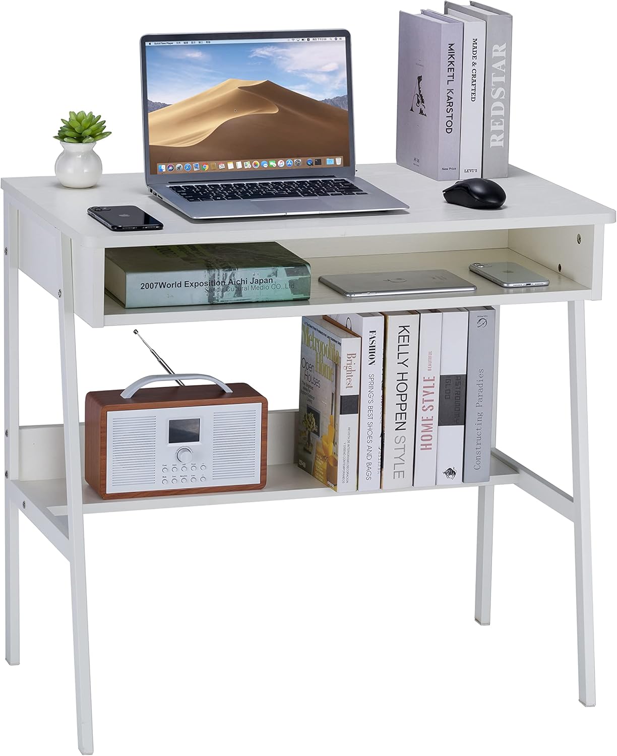 Home Office With Two Desks - ！@Combohome Home Furniture Office Desk Workstation