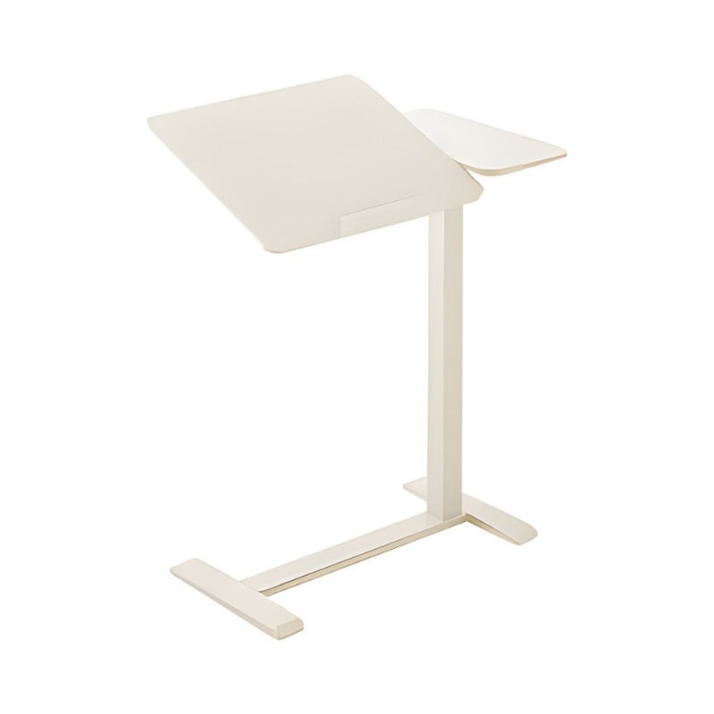 Home Office With Two Desks - Pneumatic Height Adjustable Mobile Desk Two