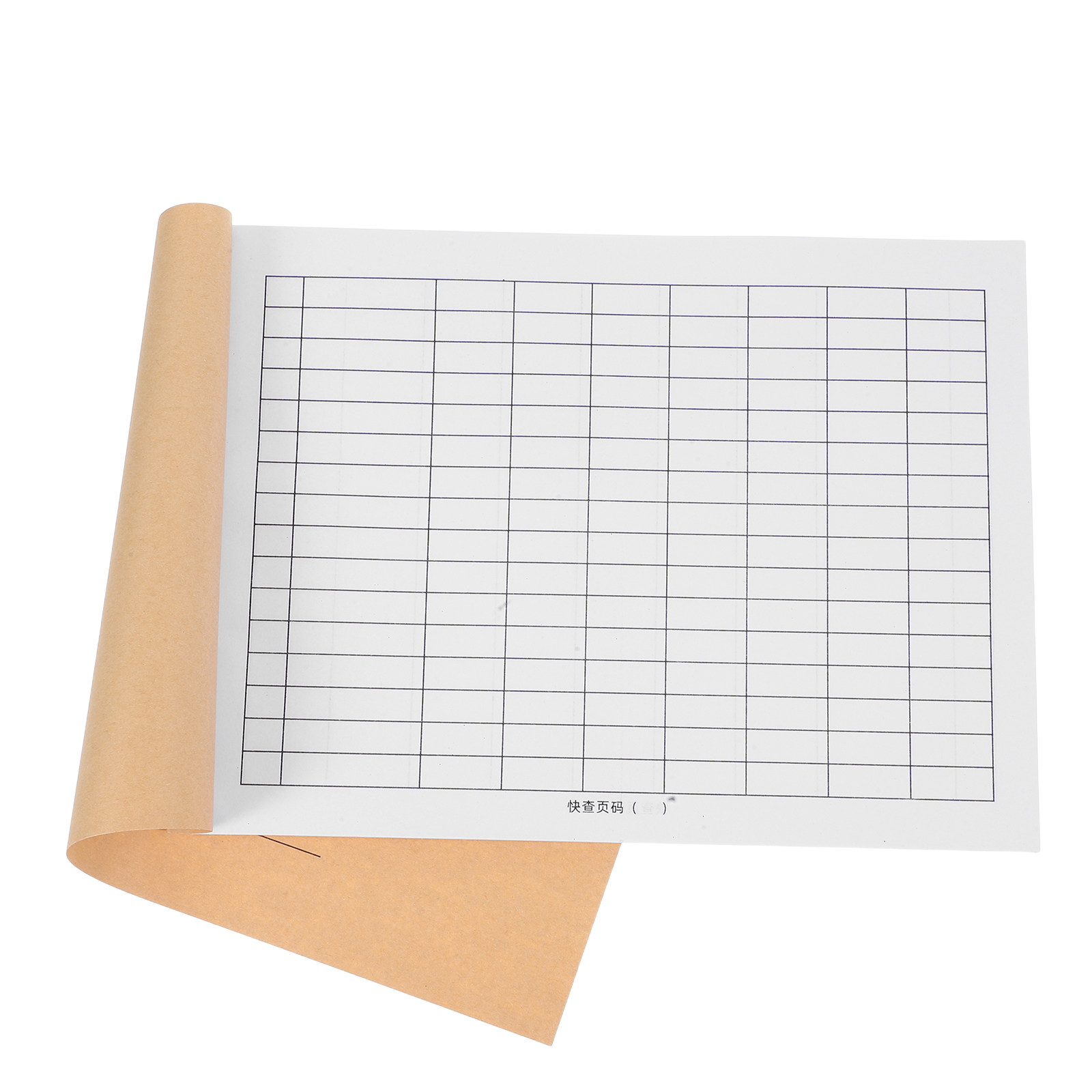 Home Office Expenses - Blank Grid Inventory Ledger Book Accounting