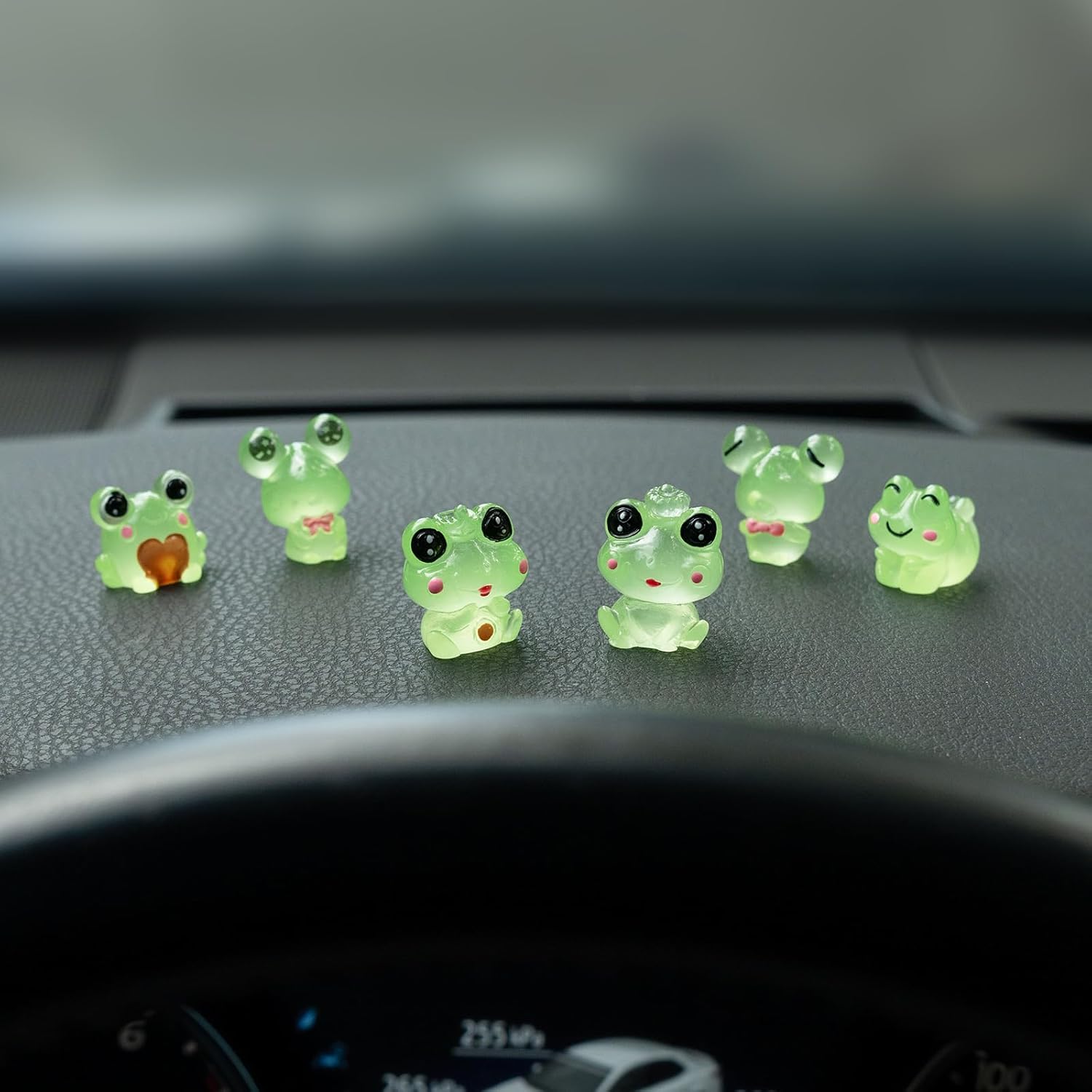 6PCS Fun Luminous Frog Car Das - Home Office With View recension och pris
