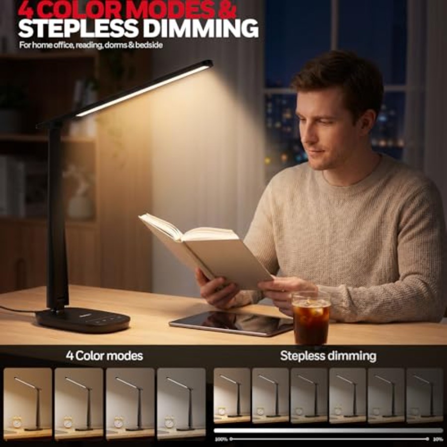 LED Desk Lamp for Home Office, - Home Office Lamp recension och pris