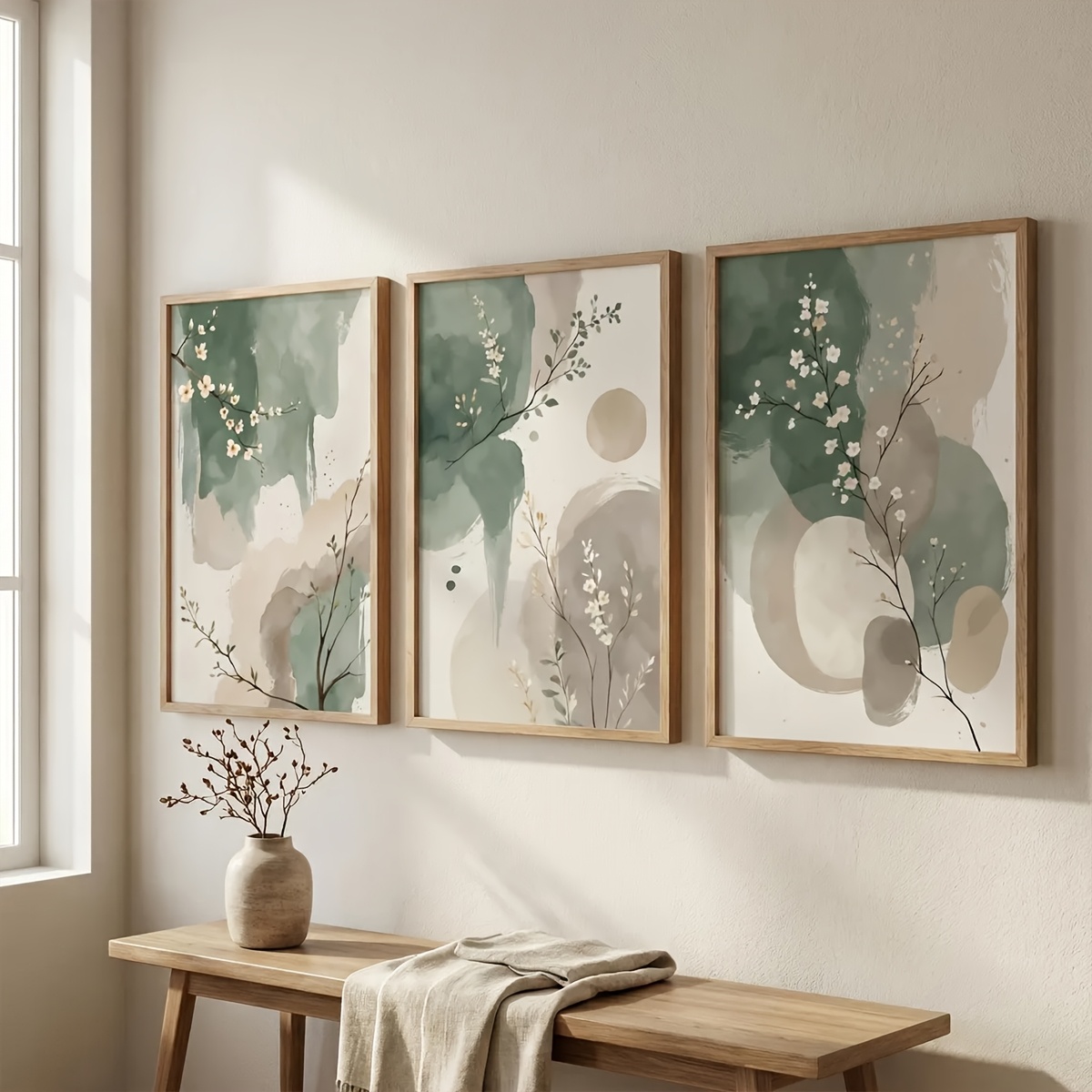 3pcs Japanese-Style Plant Canv - Home Office Inspiration recension och pris