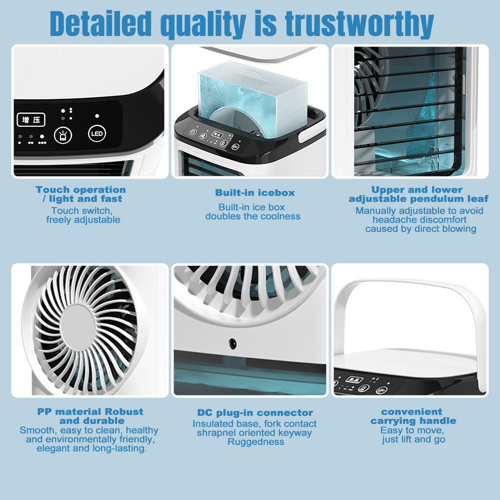 Portable Mini Air Conditioner  - Home Office Jobs recension och pris