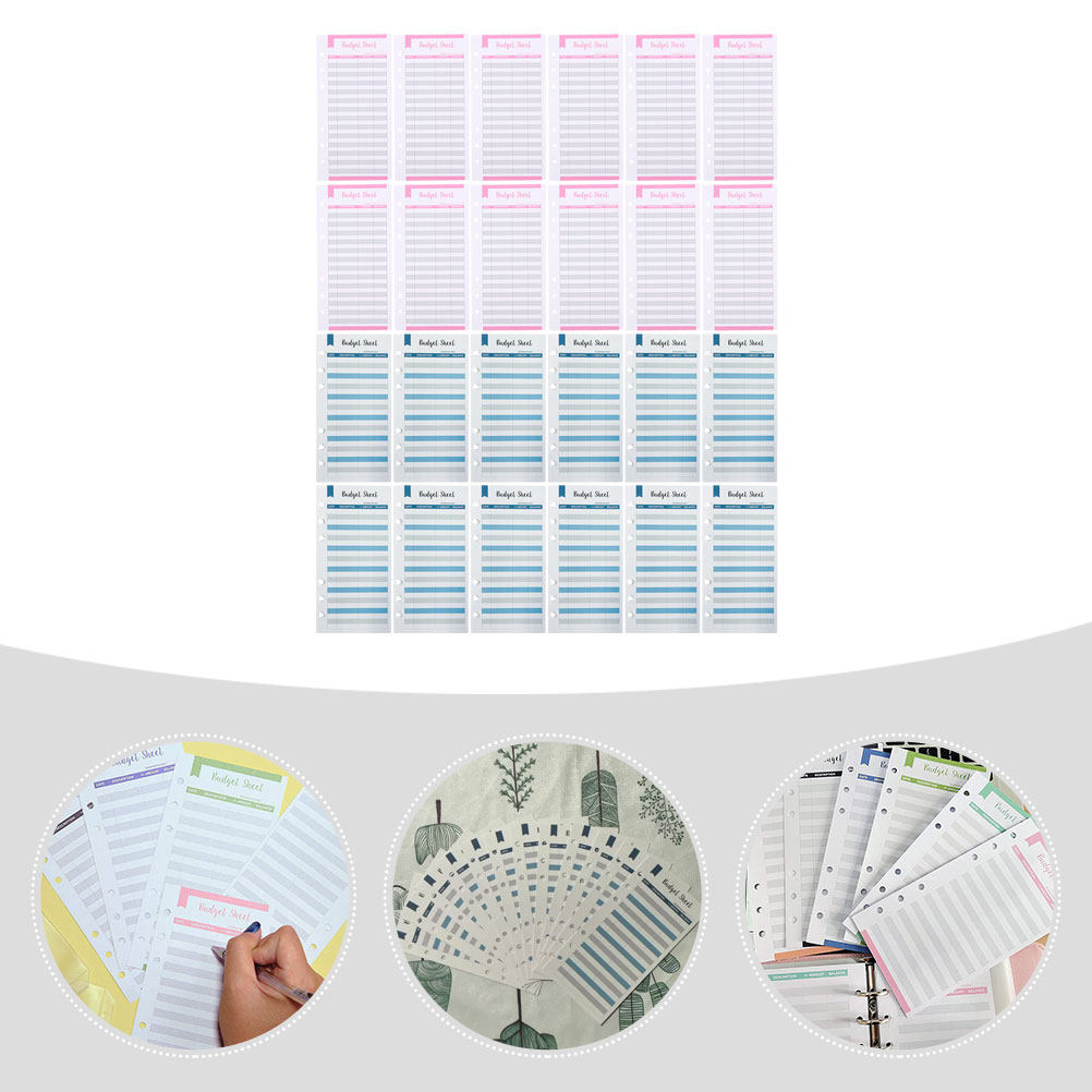 24Pcs Cash Budget Sheets Expen - Home Office Expenses recension och pris