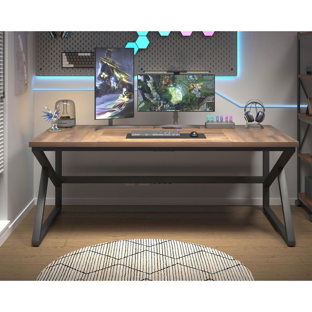 70 Extra Long Double Desk for  - Home Office With Two Desks recension och pris