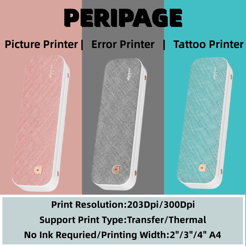 Peripage Portable A4 Printer T - Laser Printer Home recension och pris