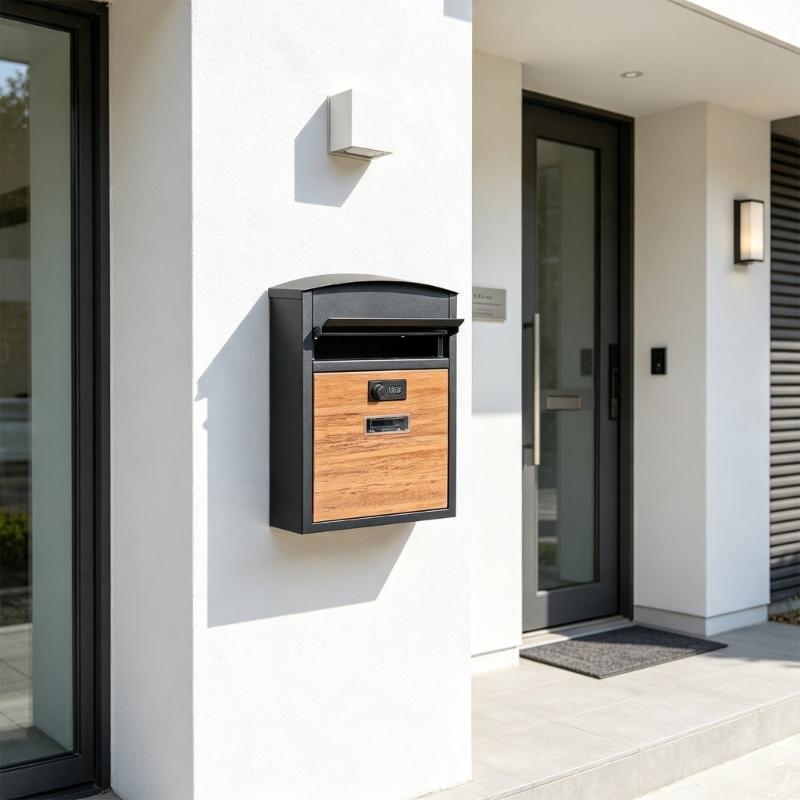 Wall Mounted Mailbox Metal Dro - Home Office With View recension och pris