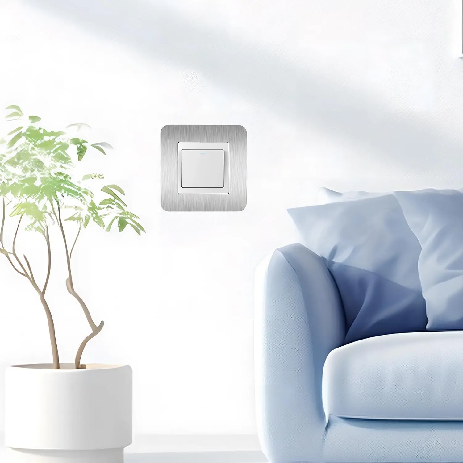 4pcs Silvery Self-Adhesive Lig - Home Office Of Uk recension och pris
