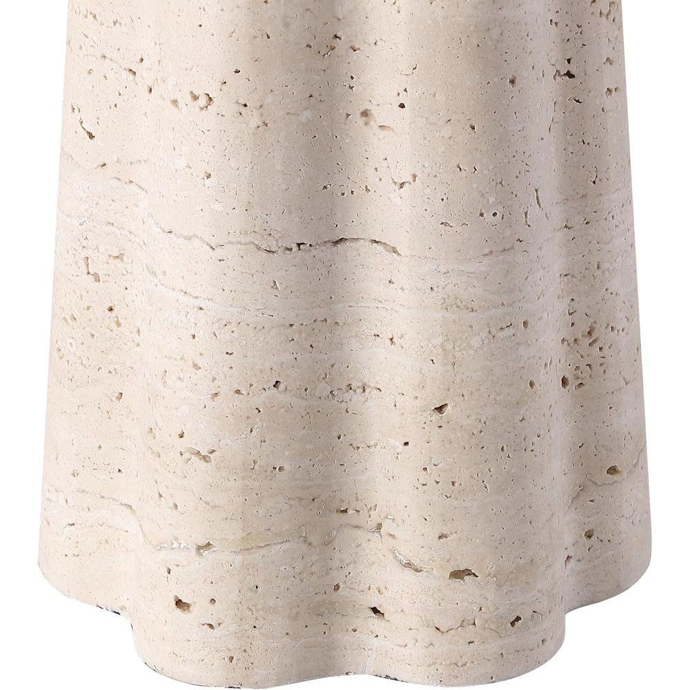 25-inch Travertine/White Table - Home Office Lamp recension och pris