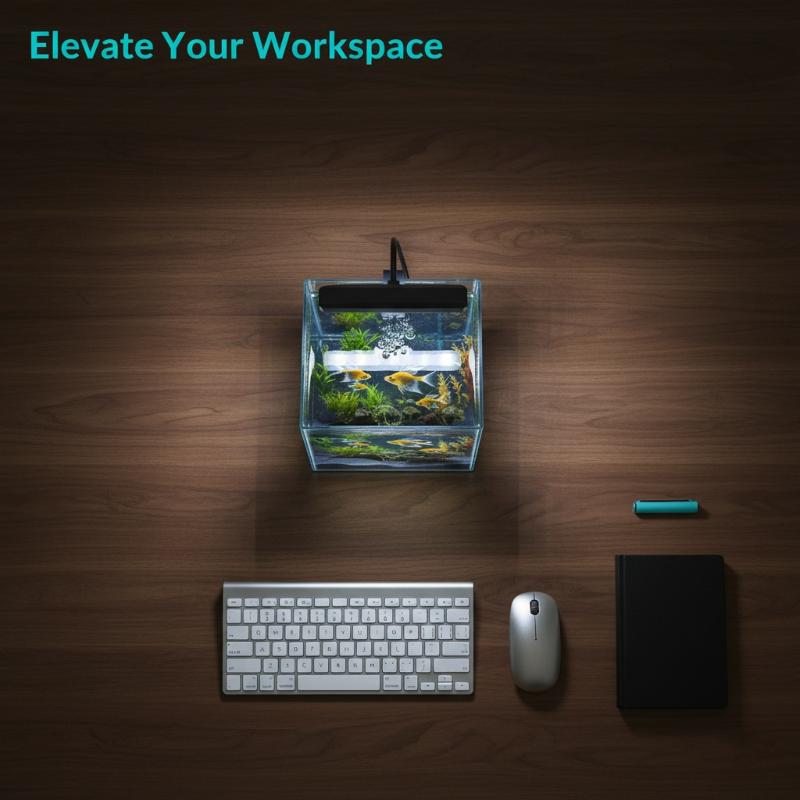 USB Aquarium Clip Light Flexib - Home Office Lamp recension och pris