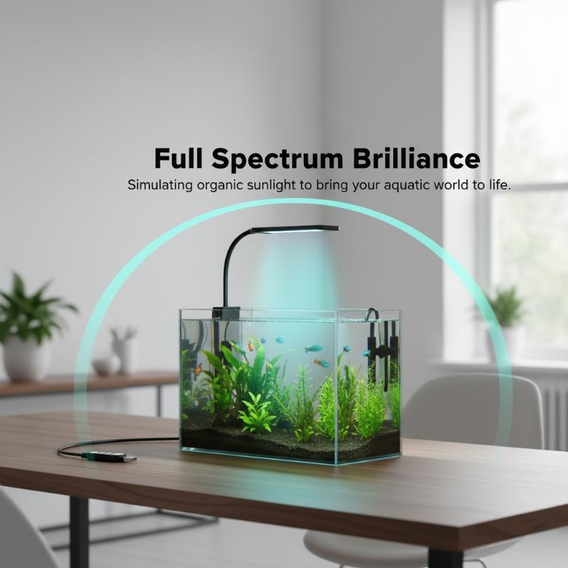 USB Aquarium Clip Light Flexib - Home Office Lamp recension och pris