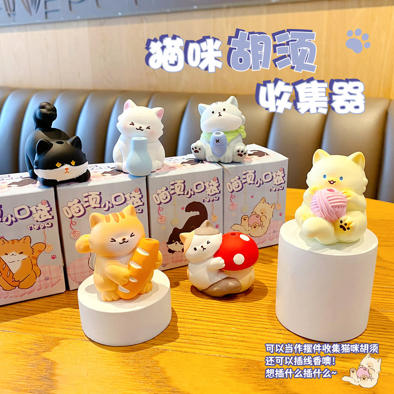 Miaoxu Cute Cartoon Cat Figuri - Home Office Jobs recension och pris
