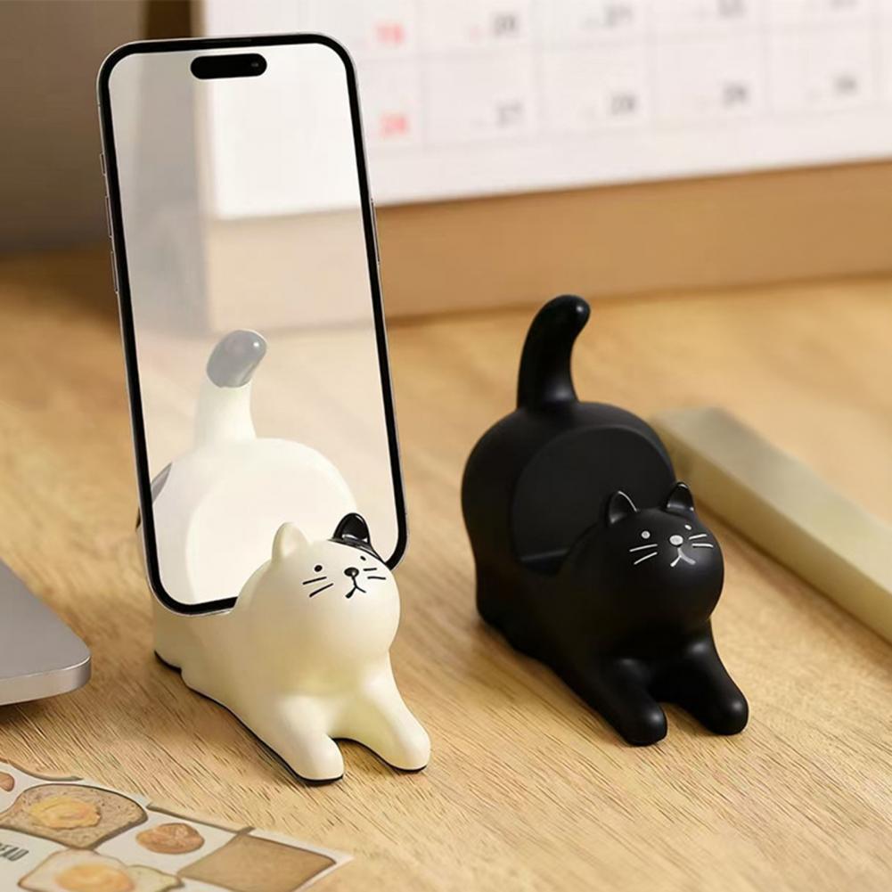 Weighted Phone Stand Cute Cat  - Home Office With View recension och pris