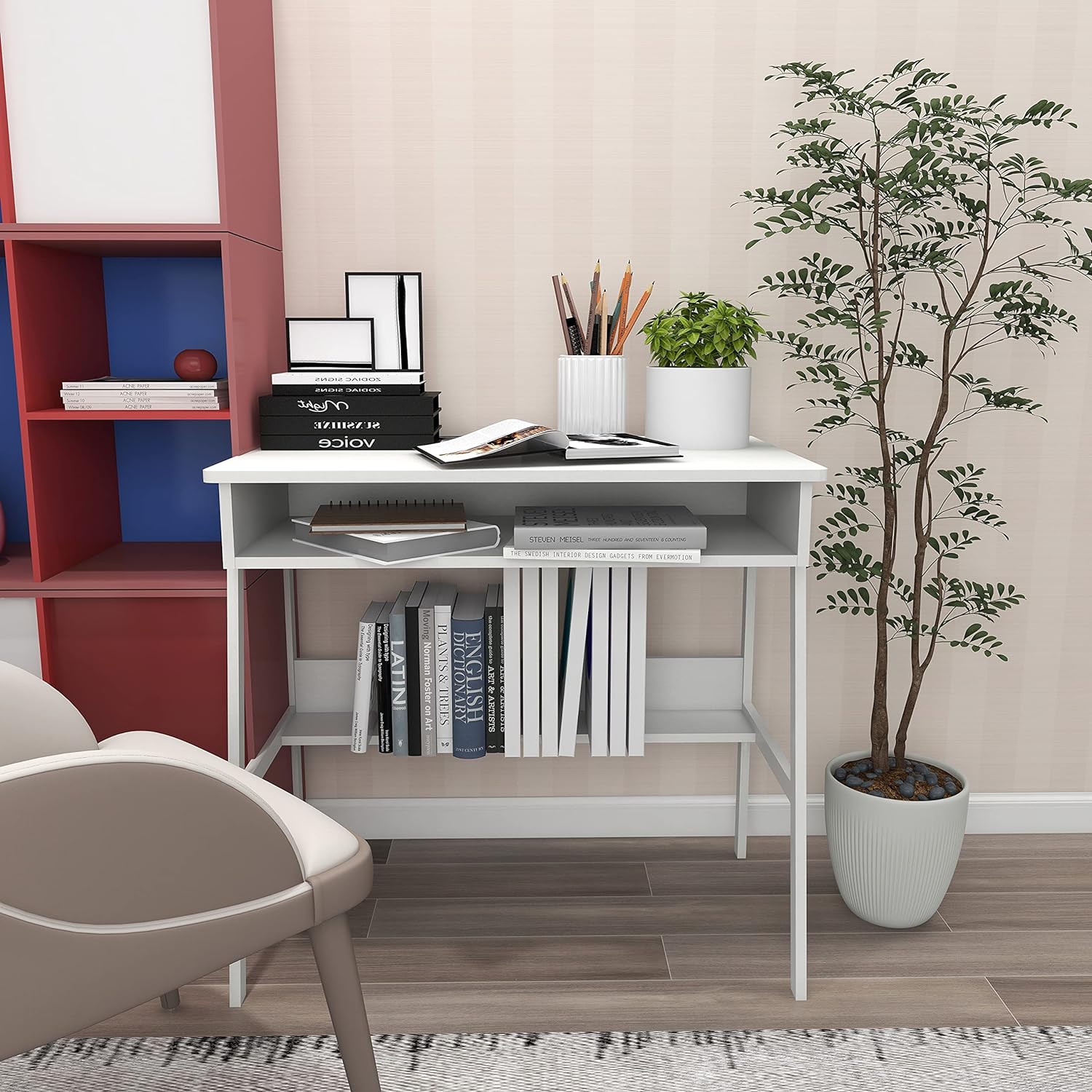 ！@Combohome Home Furniture Off - Home Office With Two Desks recension och pris