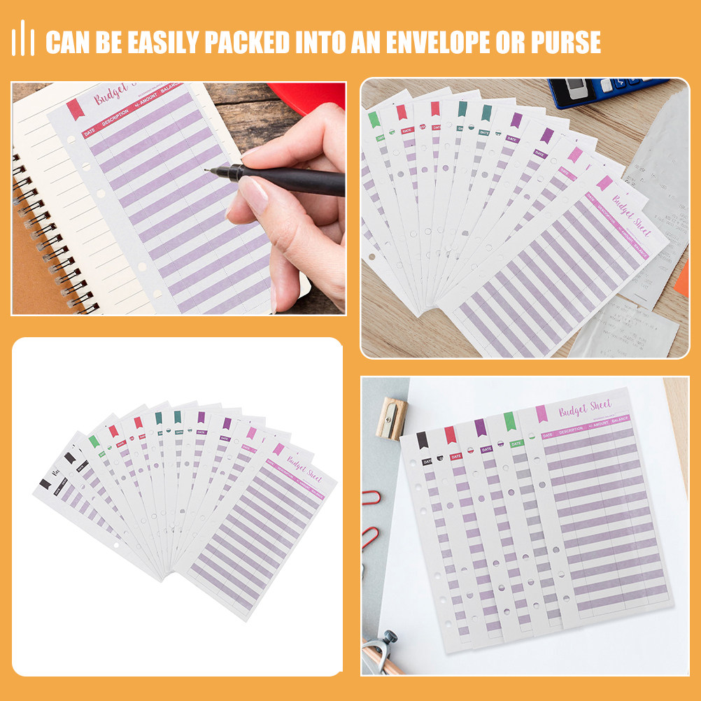 60Sheets Daily Budget Sheet A6 - Home Office Expenses recension och pris