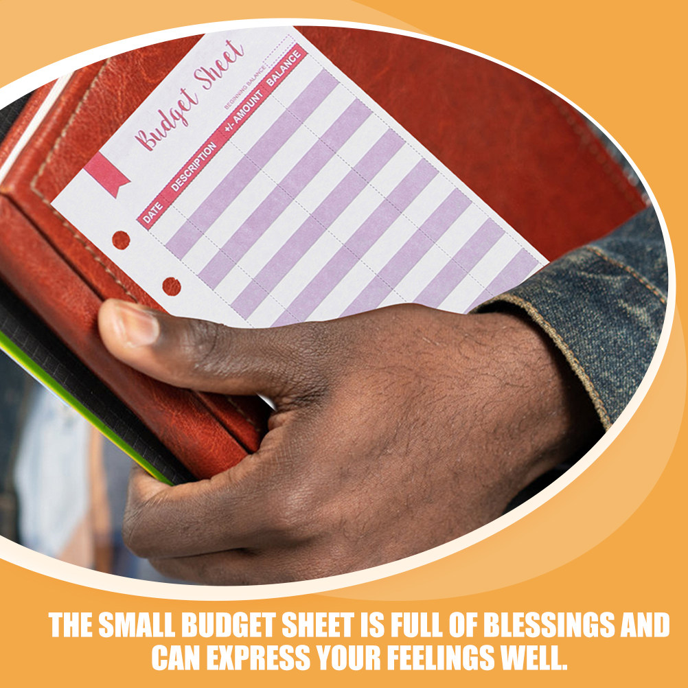 60Sheets Daily Budget Sheet A6 - Home Office Expenses recension och pris