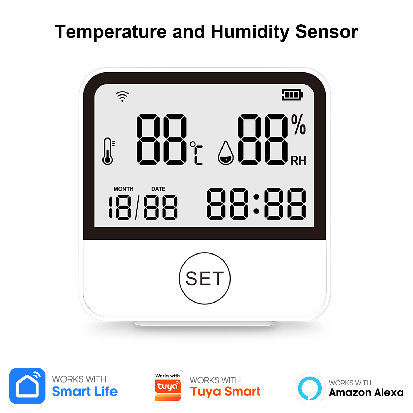 Tuya WiFi Temperature Humidity - Home Office Of Amazon recension och pris
