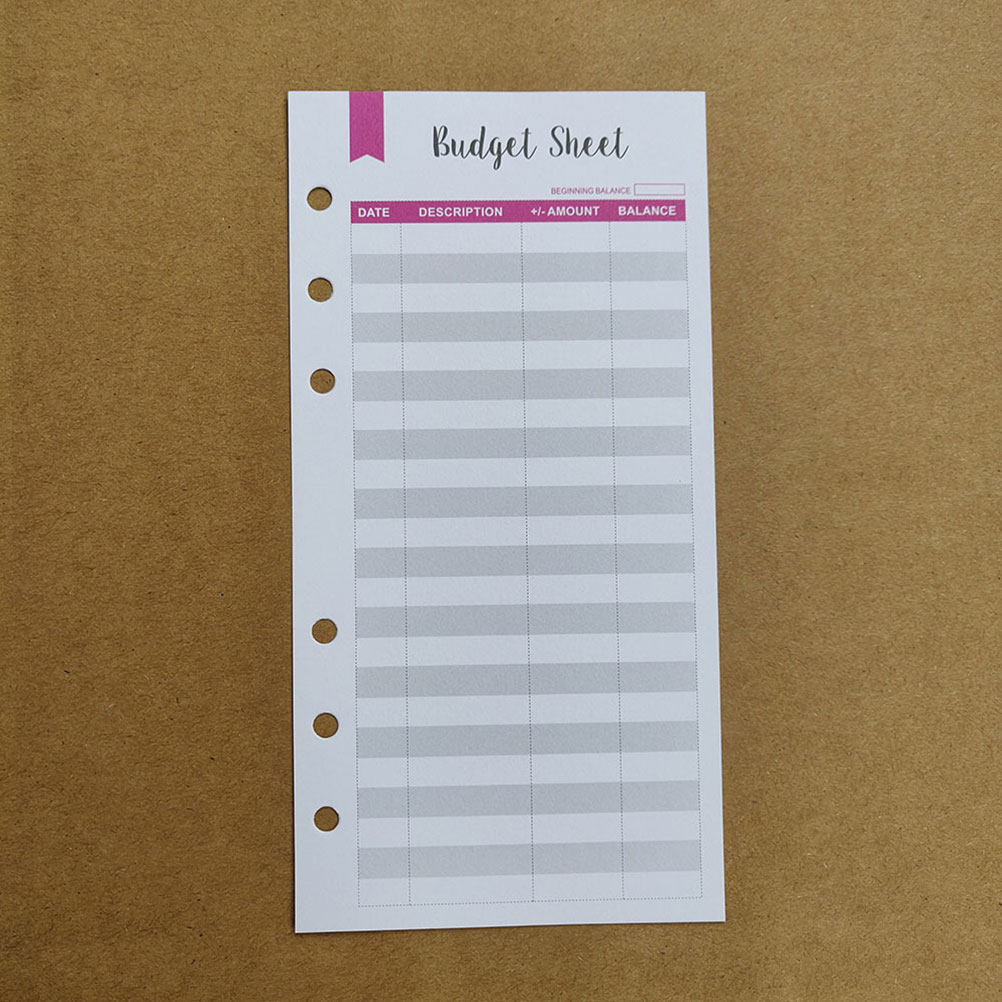 24Pcs Cash Budget Sheets Expen - Home Office Expenses recension och pris