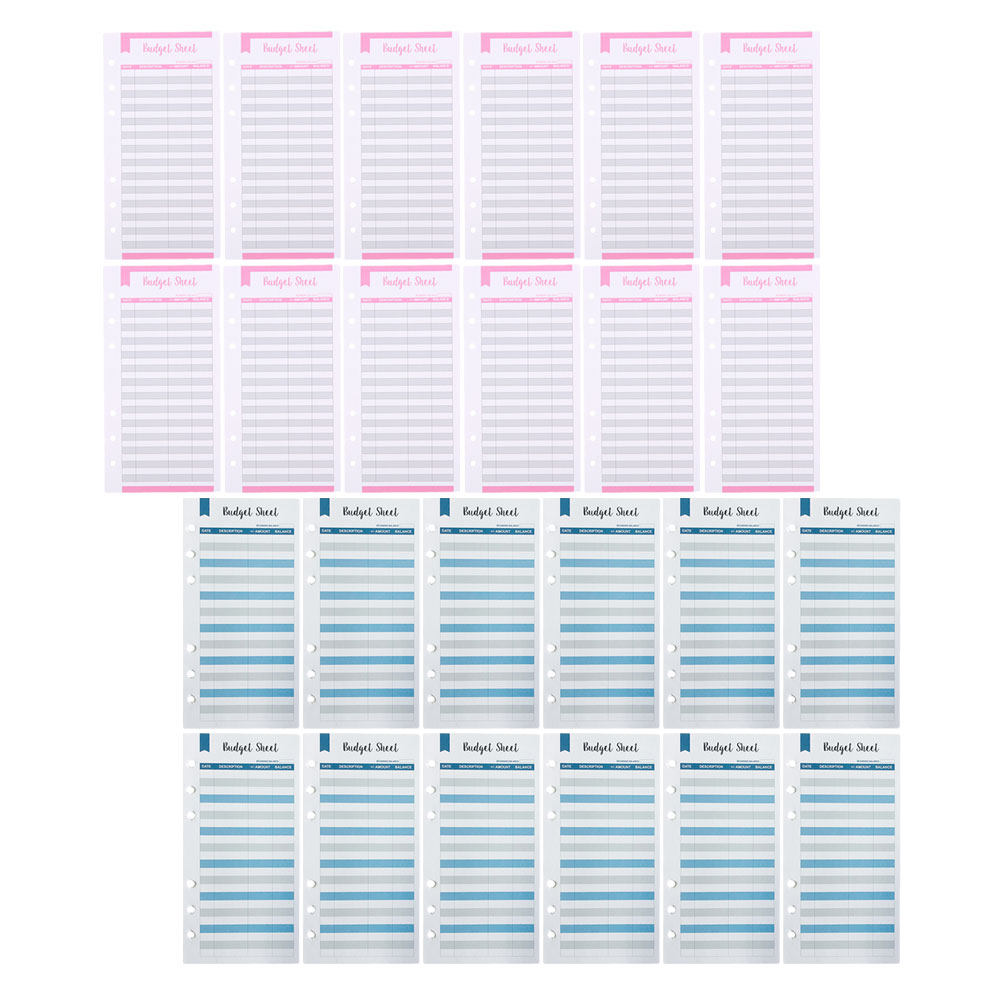 24Pcs Cash Budget Sheets Expen - Home Office Expenses recension och pris