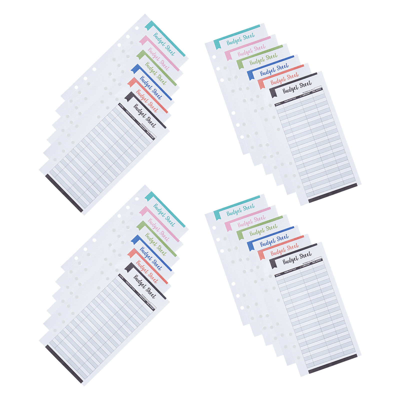 24Pcs Budget Planner Cards Bud - Home Office Expenses recension och pris