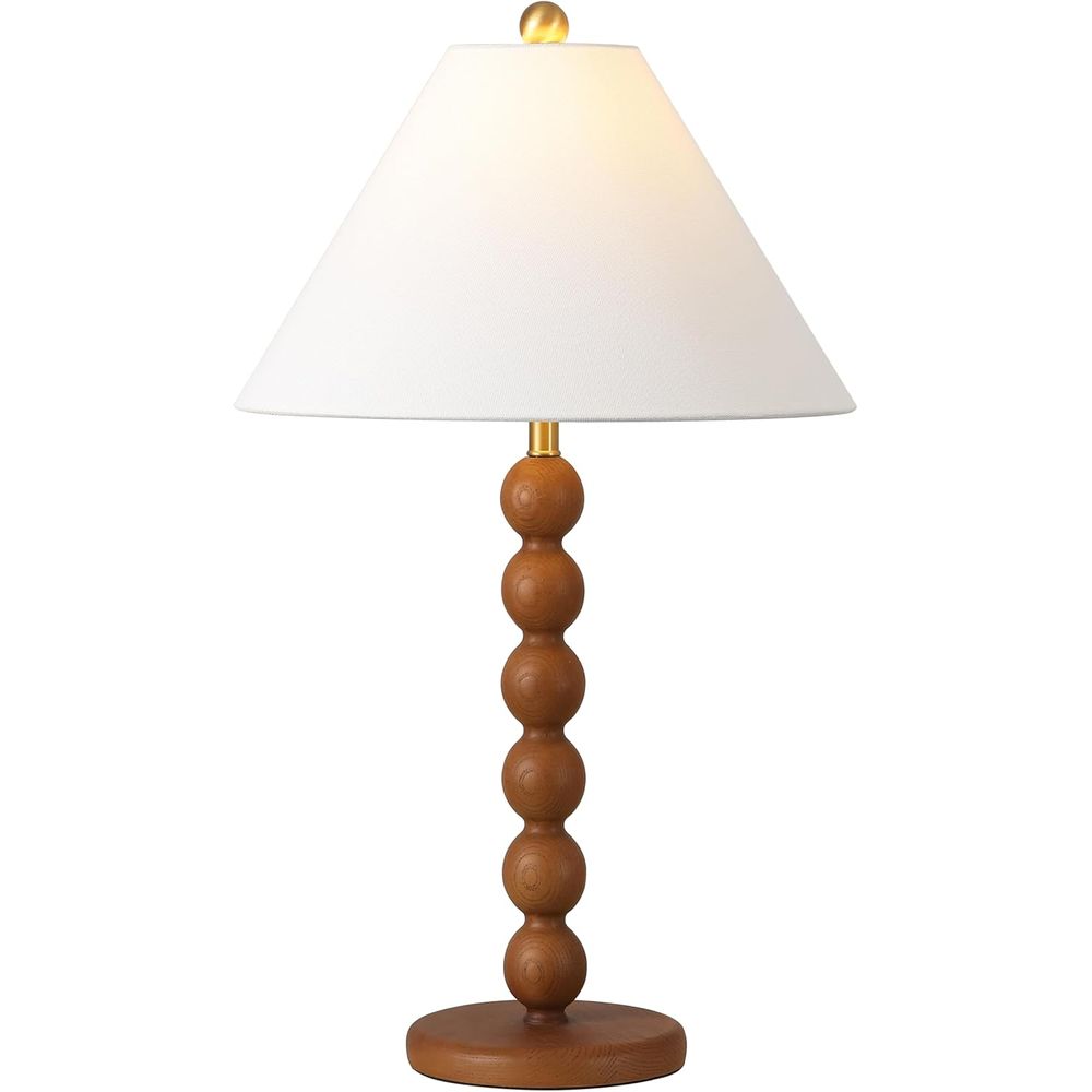 Natural Brown Resin Stacked Ba - Home Office Lamp recension och pris