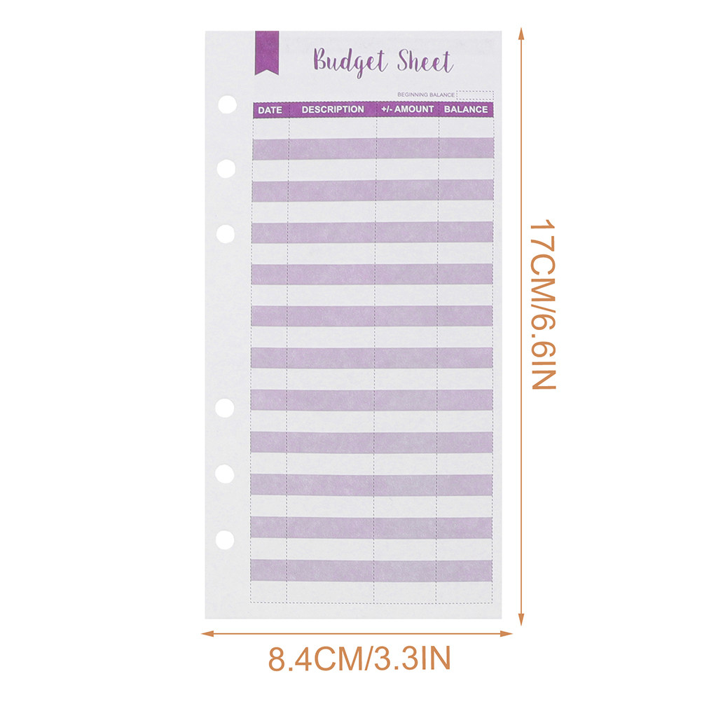 60Sheets Portable Cash Binder  - Home Office Expenses recension och pris