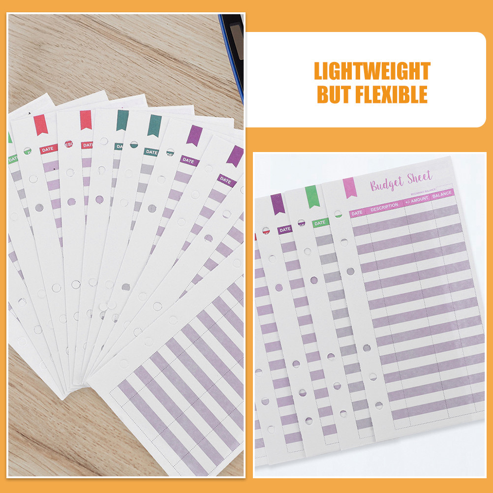 60Sheets Portable Cash Binder  - Home Office Expenses recension och pris