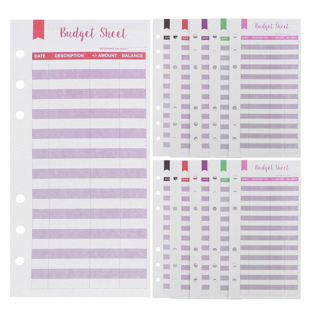 60Sheets Portable Cash Binder  - Home Office Expenses recension och pris