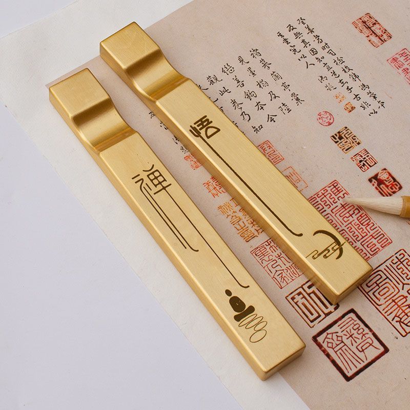 Solid Brass Two in One Paperwe - Home Office With Two Desks recension och pris