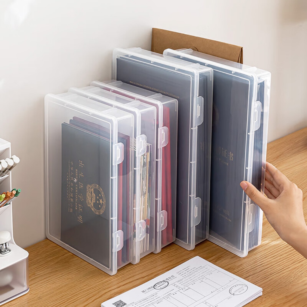 Stackable Clear A4 Document St - Home Office Jobs recension och pris